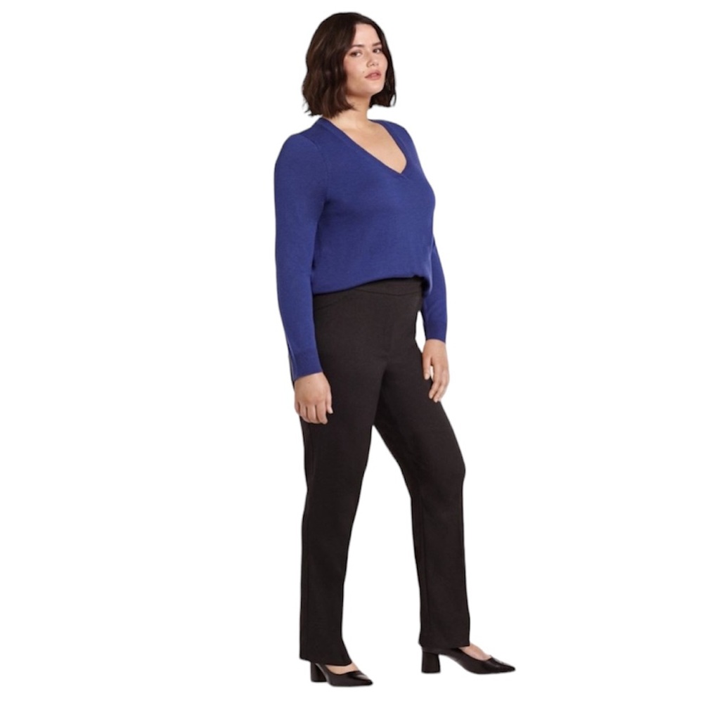 NWT Reitmans Petit Plus Bootcut Pull On Pants The Original Comfort Pant.
